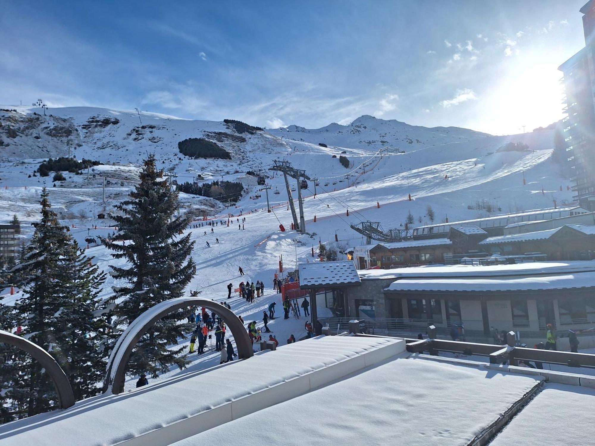 Appartement Residence Chanteneige Les Menuires Centre Croisette Au Pieds Des Pistes Saint-Martin-de-Belleville Dış mekan fotoğraf